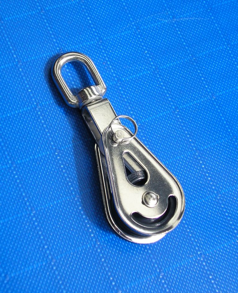 Stainless Steel Pulley Block with swivel