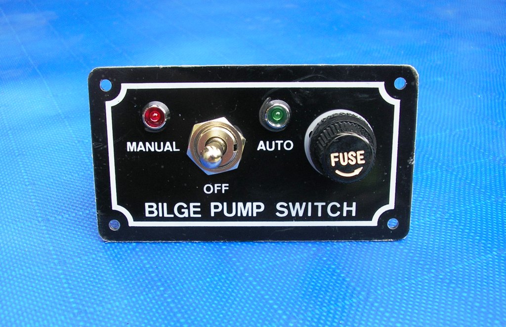 Bilge pump switch panel 12 volt