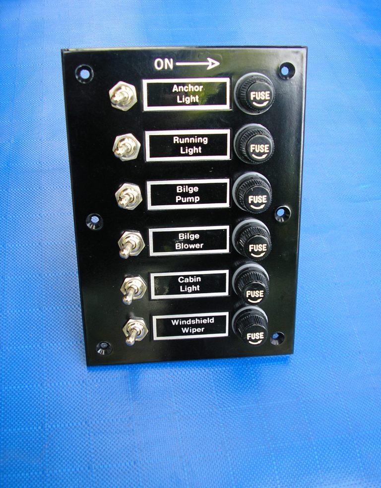Switch panel 12v 6 gang, Traditional style