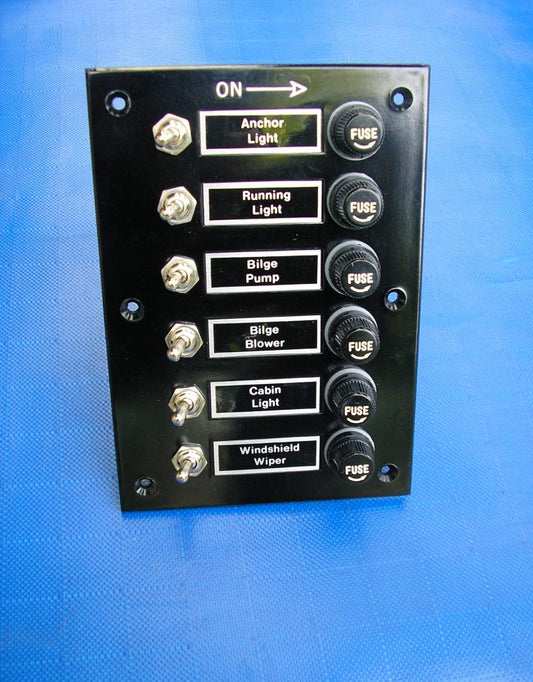 Switch panel 12v 6 gang, Traditional style