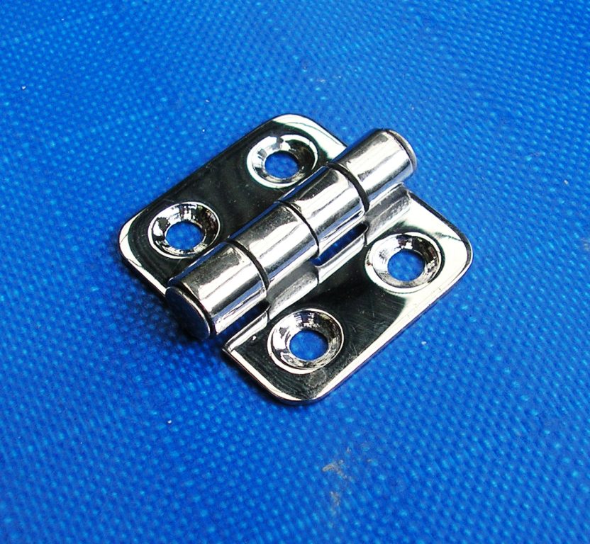 Hinge stainless steel 2+2 hole