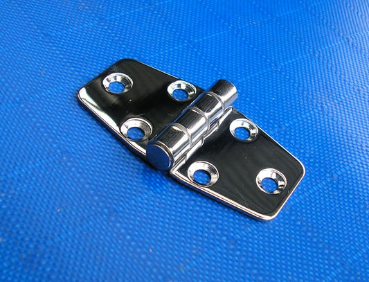 Hinge 72mm x 38mm stainless steel 3+3 hole