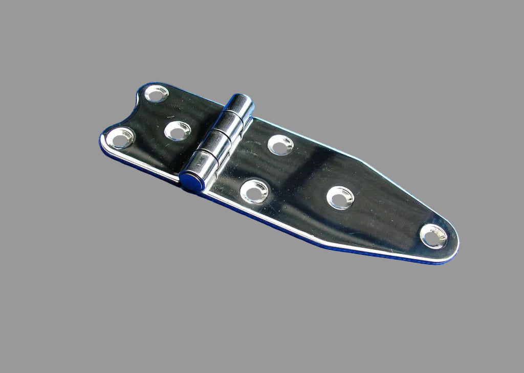 Hinge 130mm x 42mm stainless steel 4+3 hole
