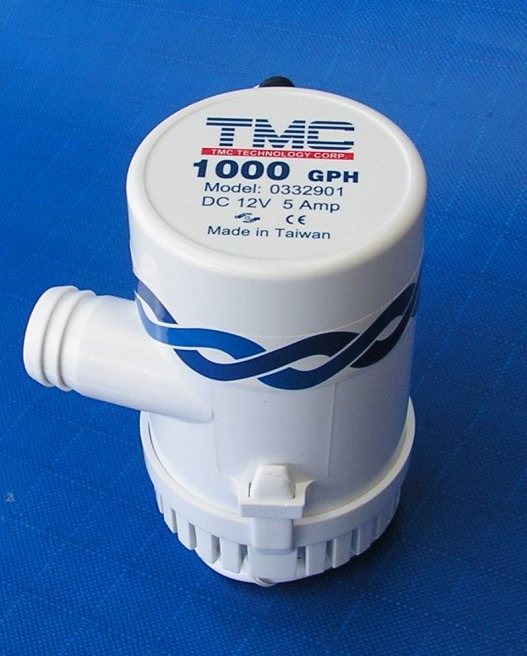 Bilge pump 1000gph 12v tall