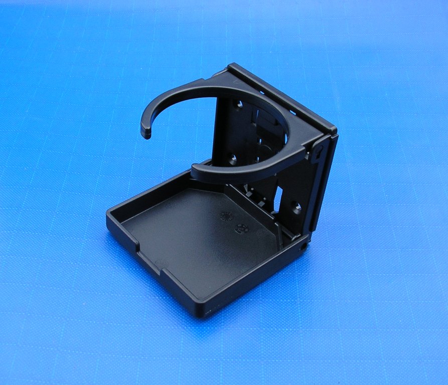 Drink holders folding fixed arm