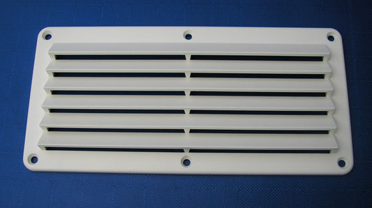 Louvre vent 10" x 5" white