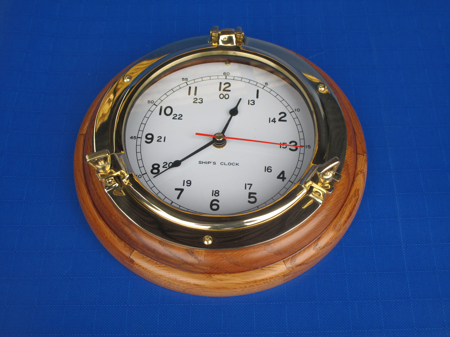 Ships Clock 203mm Brass