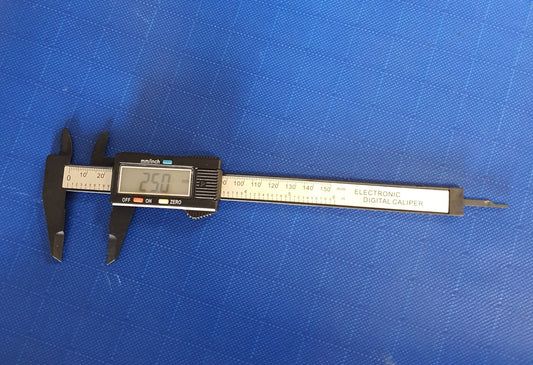 Vernier Caliper Electronic Digital 150mm 6'' Inch Carbon Fiber