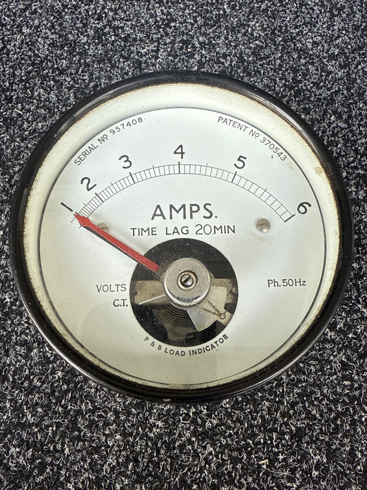 Ampere Gauge Round