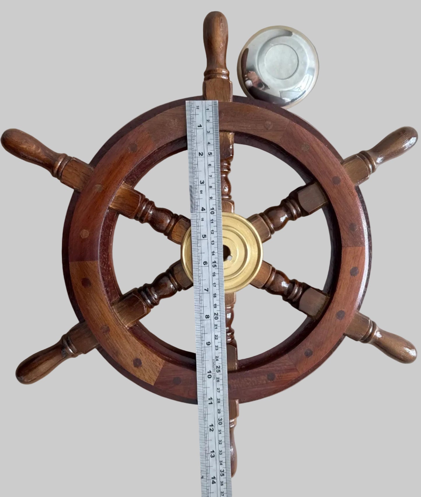 Wheel wooden 18" with cap taper hub