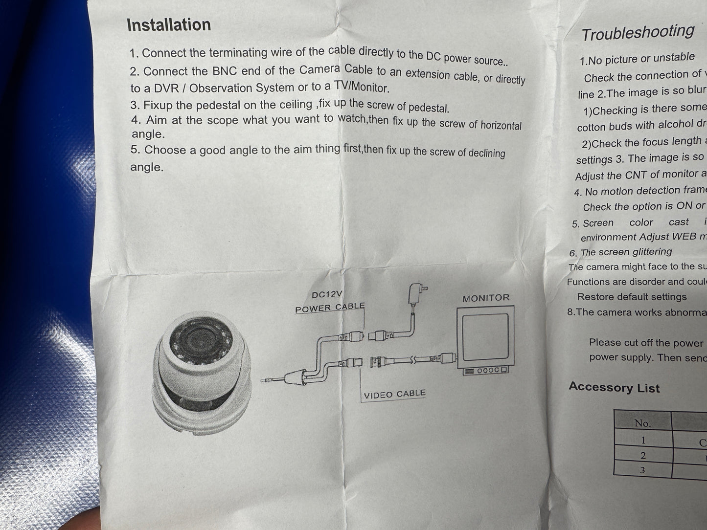CCTV camera Viewtech VT411G