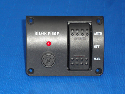 Bilge pump switch panel 12 or 24 Volt