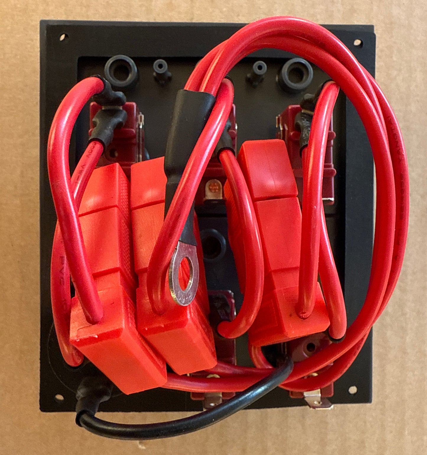 Switch panel splashproof 5 switches & cig ligher socket 12v