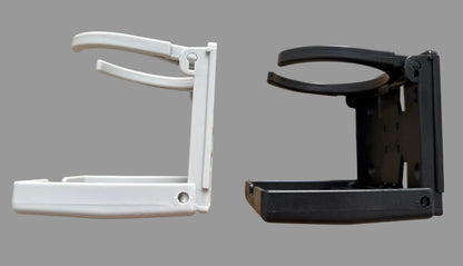 Drink holders folding fixed arm