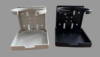 Drink holders folding fixed arm