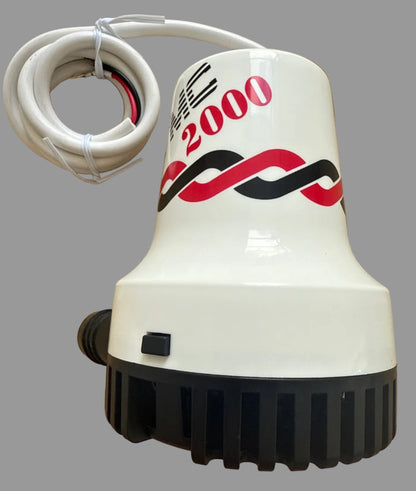 Bilge pump 2000gph 24v