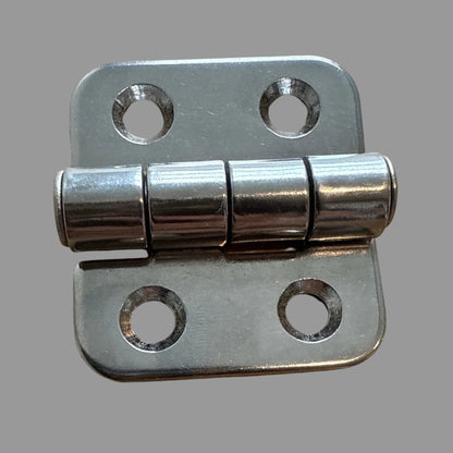 Hinge stainless steel 2+2 hole
