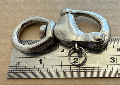 Swivel snap shackle with Large Bail 316 grade Stainless Steel