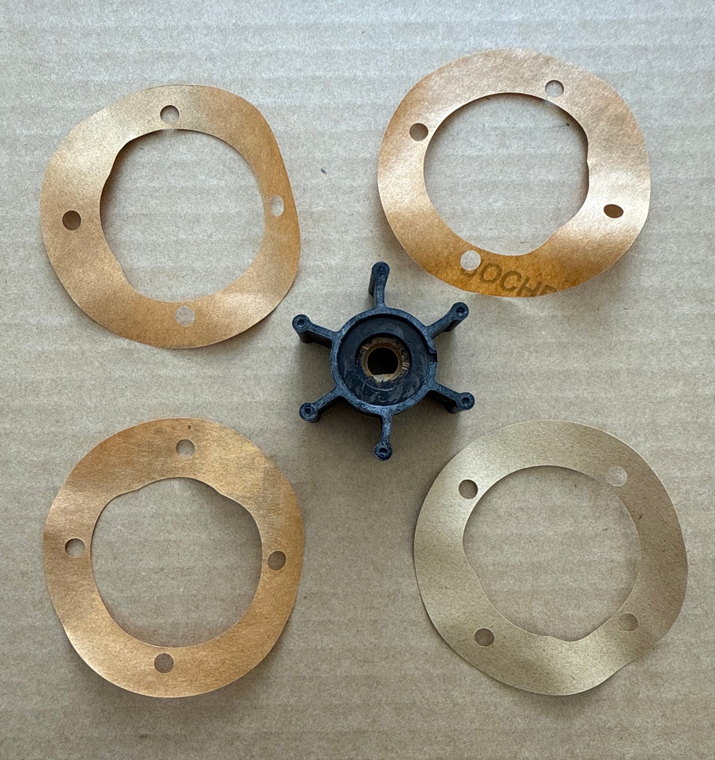 Impeller kit for electric toilet