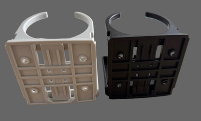 Drink holders folding fixed arm