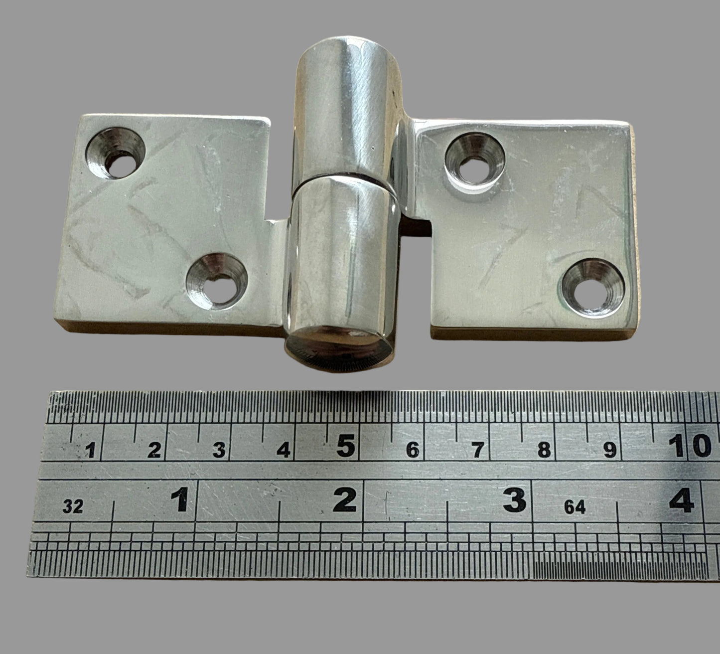 Hinge separating motor box stainless steel Pair