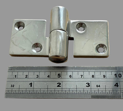 Hinge separating motor box stainless steel Pair