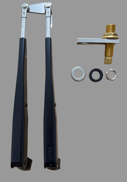 Pantograph Marine wiper arms adjustable splined