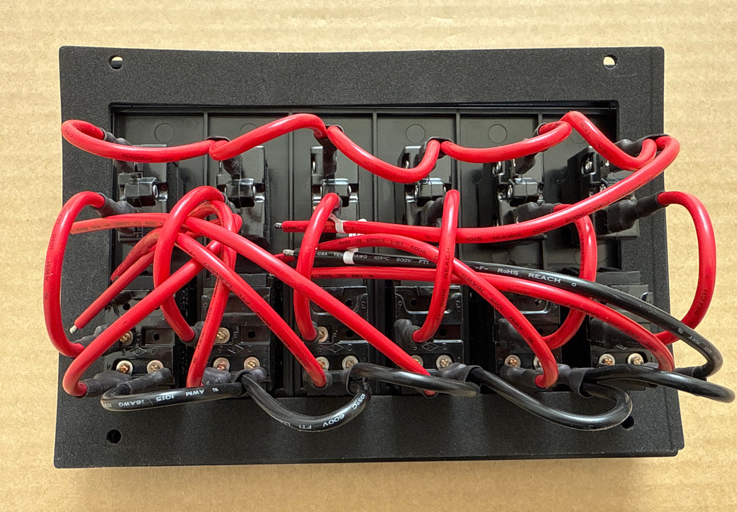 Switch panel Circuit breaker 6 way waterproof