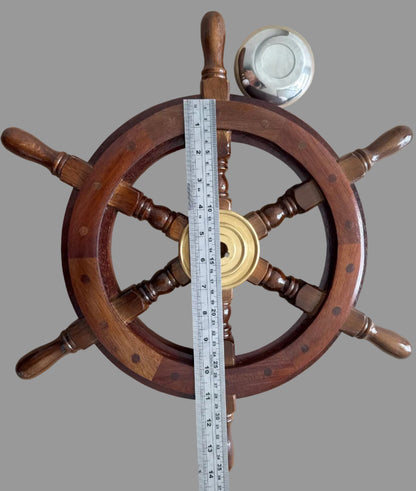 Wheel wooden 18" with cap taper hub