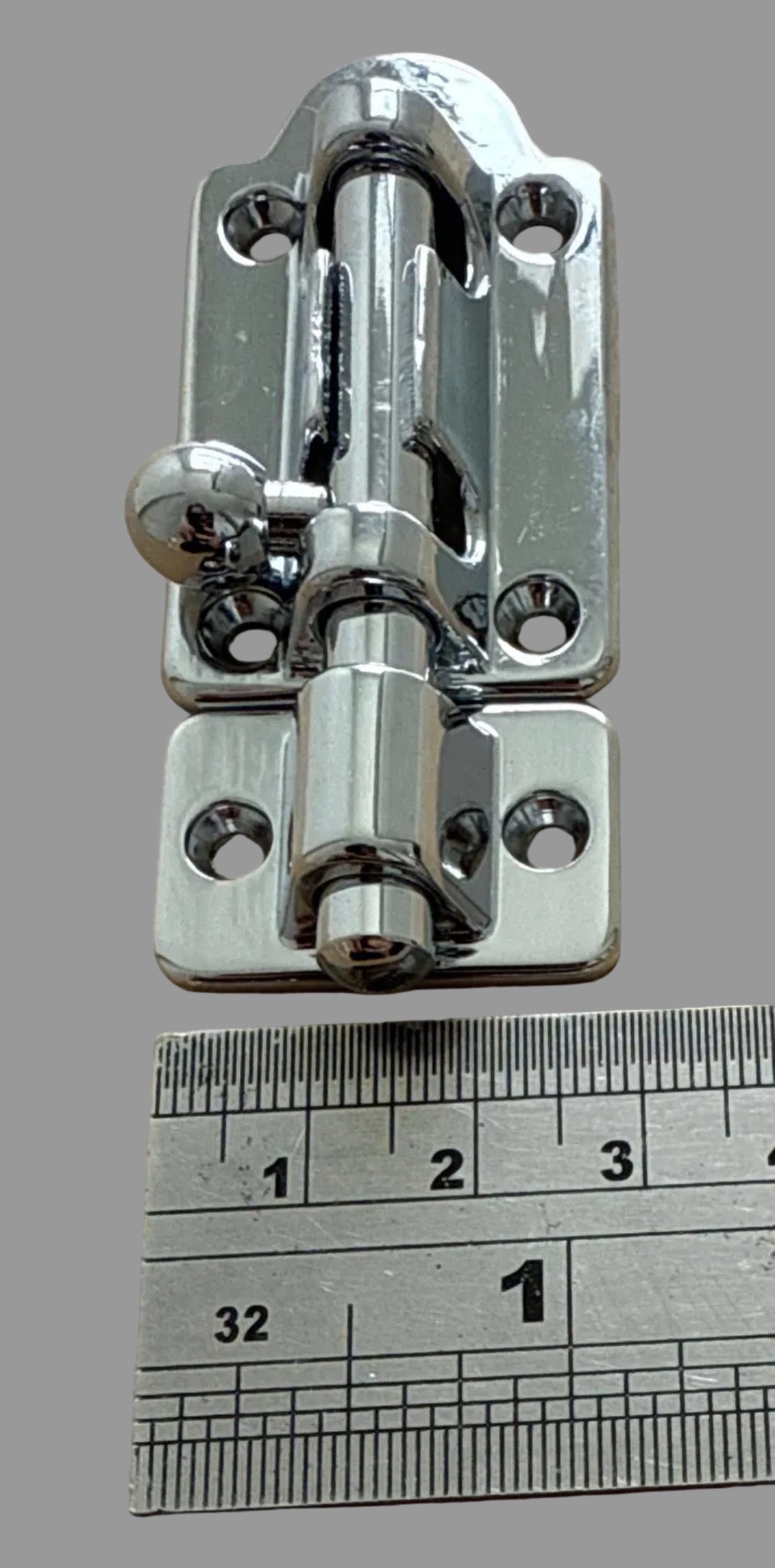 Barrel bolt 70mm chrome