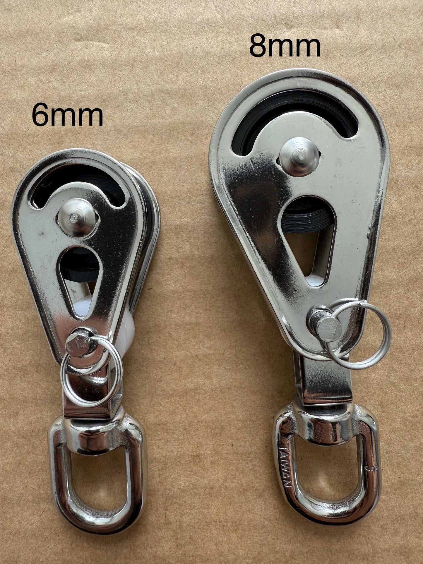 Stainless Steel Pulley Block with swivel